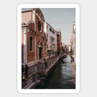 Architecture Photography Venice Canal Sticker